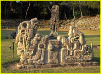 13 Copan - Altar G and Stela F