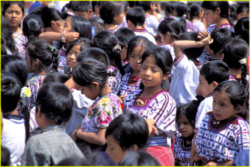 51 Santiago Atitlan - school children