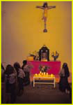 55 Santiago Atitlan church - Maya at prayer