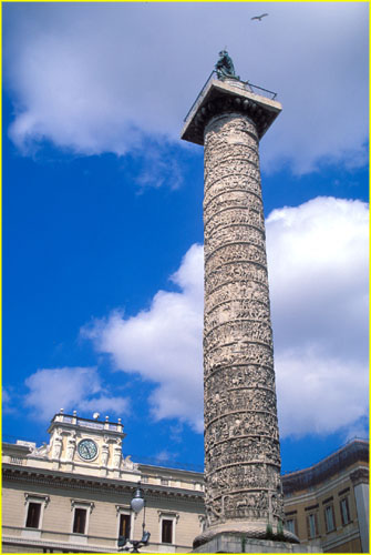 05 Copy of Trajan's Column on Piazza Colonna in central Rome