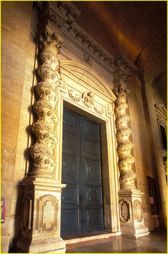 68 Entrance to Cathedral, Syracuse, Sicily