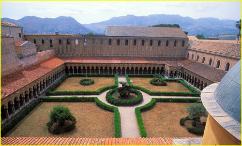 94 Courtyard of Cloister, Monreale, Sicily