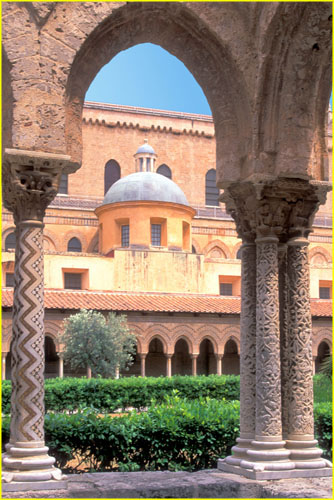 95 Courtyard of Cloister, Monreale, Sicily