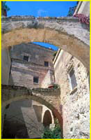 52 Arches of medieval Sassi district in Matera, Basilicata