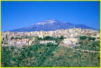 73 Hilltop town of Centuripe and Etna, Sicily