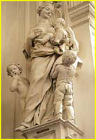 87 Sculpture by Giacomo Serpotta in Oratorio di San Lorenzo, Palermo