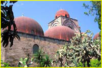 88 Red domes of San Giovanni degli Eremiti, Palermo, Sicily