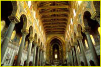 92 Interior of Monreale Cathedral, near Palermo, Sicily