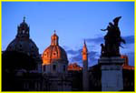 03 Churches Santa Maria di Loreto, and Santissimo Nome di Maria, Trajan's Column and fragment of Victor Emmanuel Monument