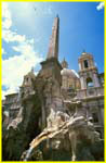 04a  Fontana dei Quattro Fiumi (Four Rivers) on Piazza Navona, Rome