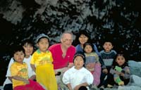 9 With Residents of Canco